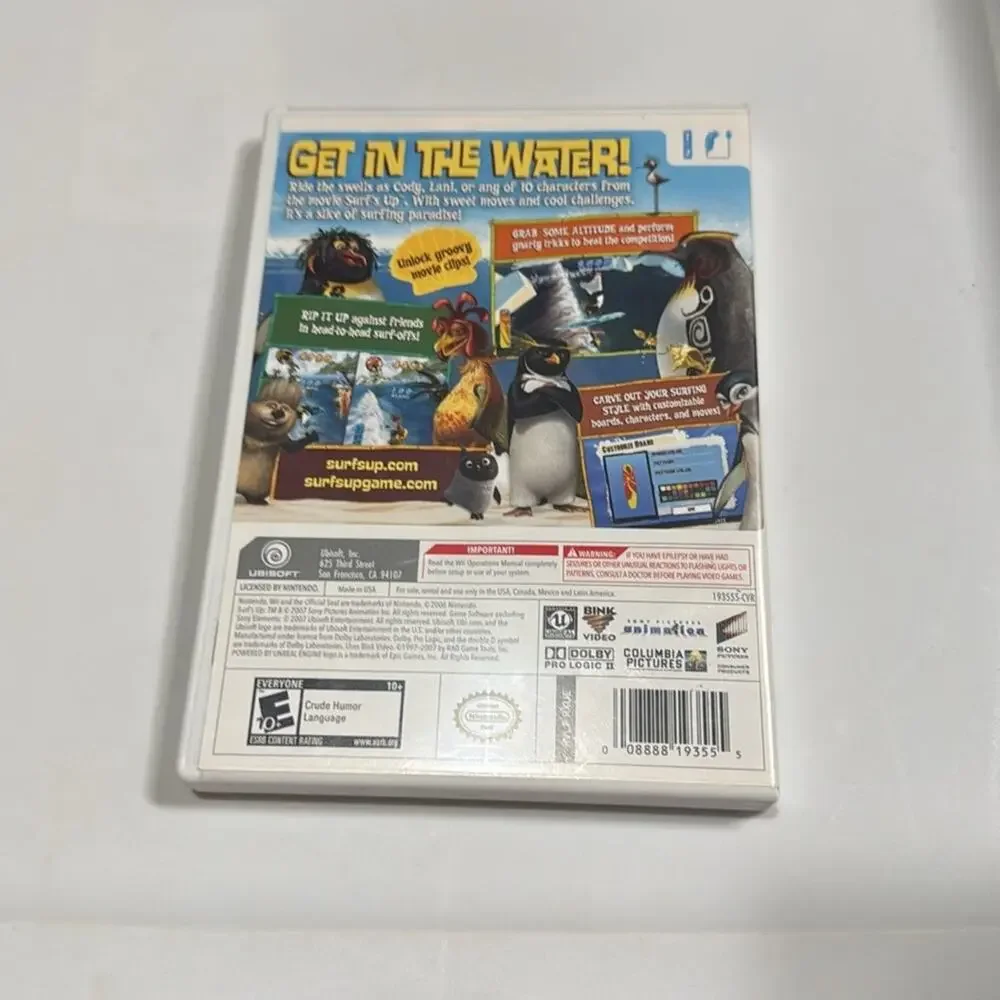 Nintendo Wii - Surf's Up Video Game USED